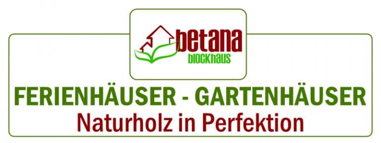 Ferienhäuser, Gartenhäuser und Lauben aus Holz